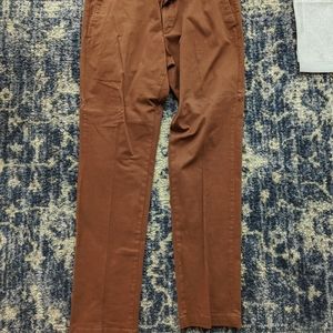 Men's Uniqlo Chinos slim fit brown